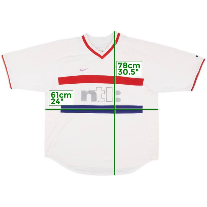 2000-01 Rangers Away Shirt - 4/10 - (XL)