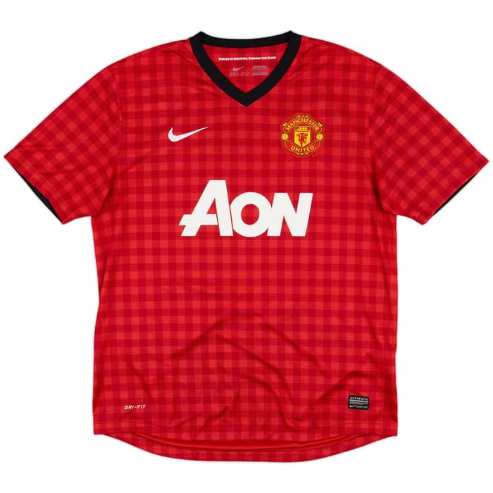 2012-13 Manchester United Home Shirt Rooney #10 - 7/10 - (L)