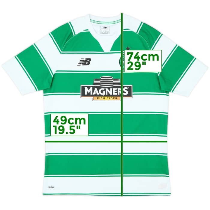 2015-16 Celtic Home Shirt - 9/10 - (M)