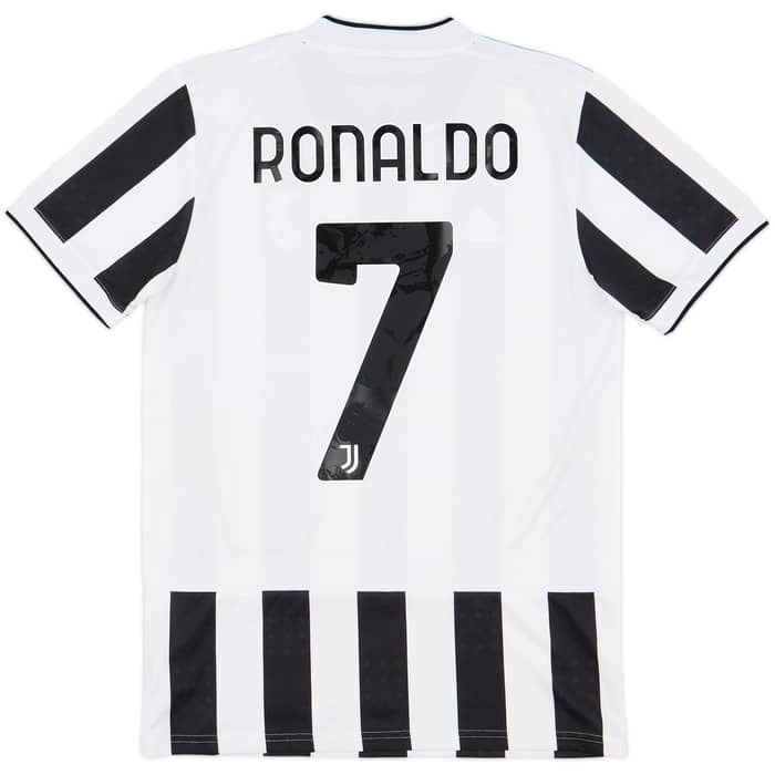 2021-22 Juventus Home Shirt Ronaldo #7 - 8/10 - (S)
