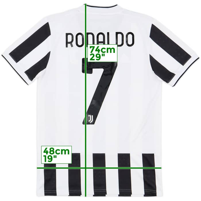 2021-22 Juventus Home Shirt Ronaldo #7 - 8/10 - (S)