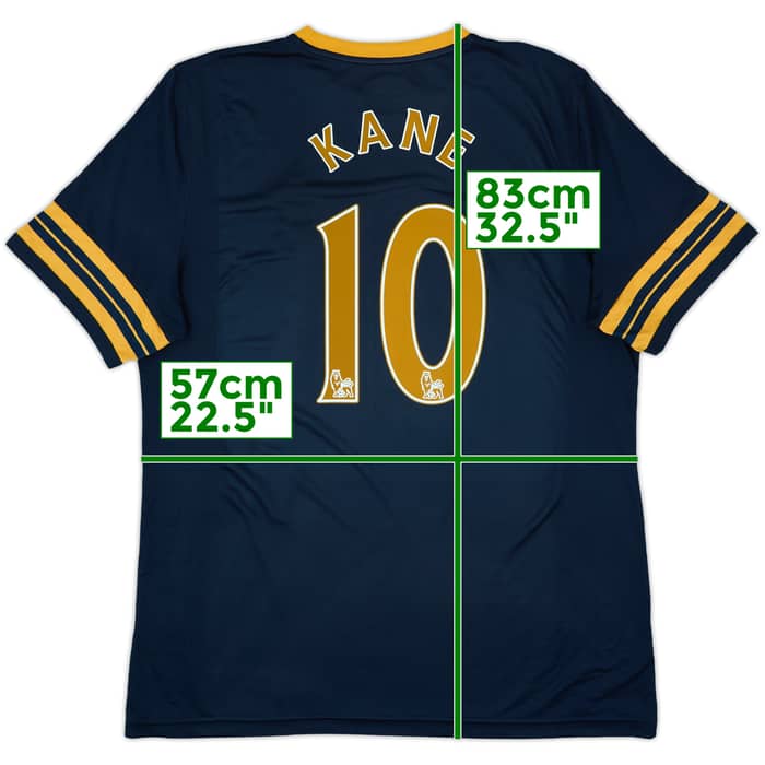 2016-17 Tottenham Away Shirt Kane #10 - 9/10 - (XXL)