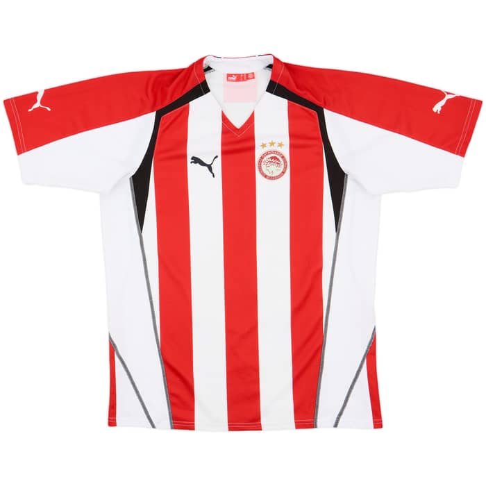 2005-06 Olympiakos Home Shirt - 7/10 - (XL)