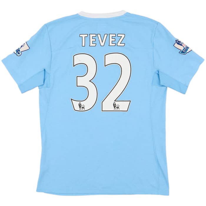 2009-10 Manchester City Home Shirt Tevez #32 - 7/10 - (M)