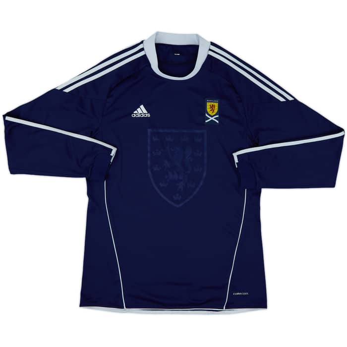 2010-11 Scotland Home L/S Shirt - 7/10 - (L)