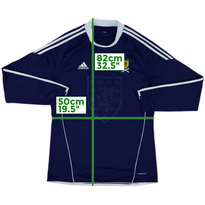 2010-11 Scotland Home L/S Shirt - 7/10 - (L)