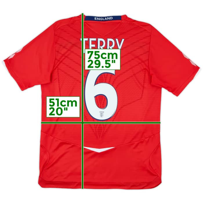 2008-10 England Away Shirt Terry #6 - 9/10 - (M)