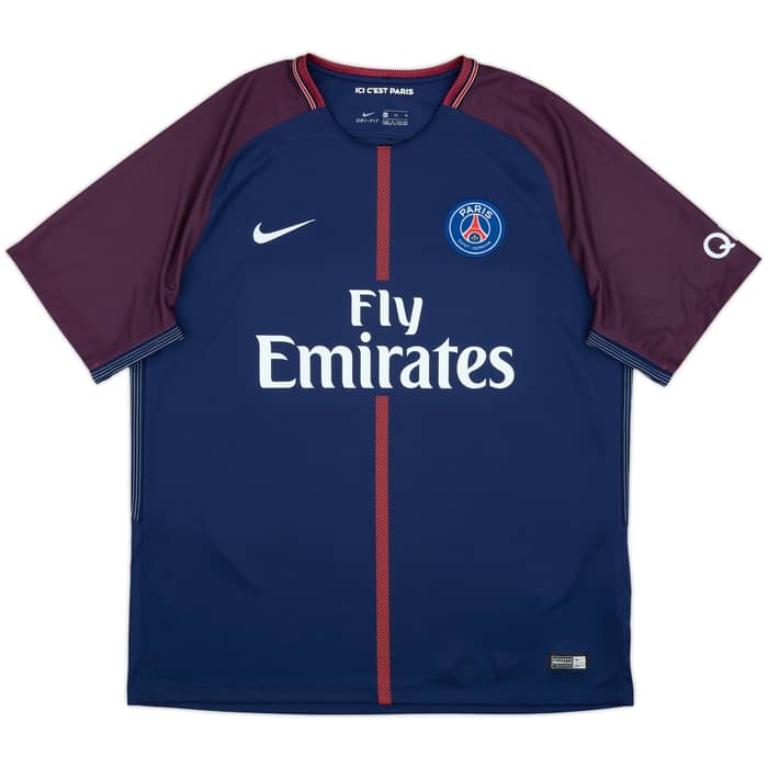 2017-18 Paris Saint-Germain Home Shirt Mbappe #29 - 9/10 - (XL)