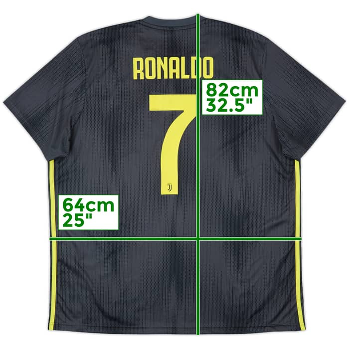 2018-19 Juventus Third Shirt Ronaldo #7 - 9/10 - (XXL)