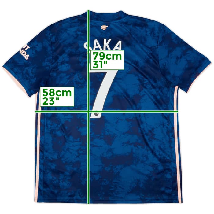 2020-21 Arsenal Third Shirt Saka #7 - 10/10 - (XL)