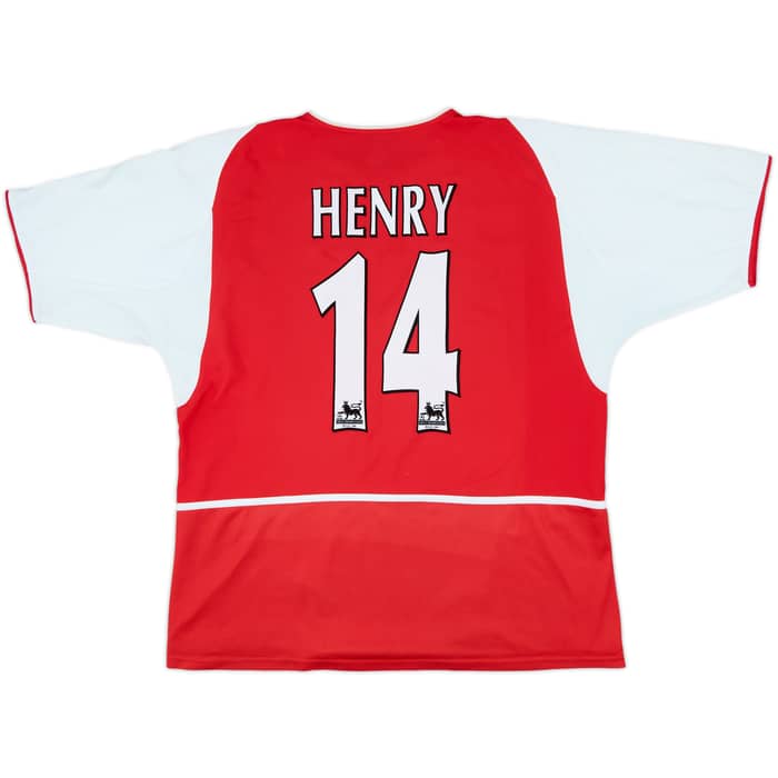 2002-04 Arsenal Home Shirt Henry #14 - 8/10 - (XXL)