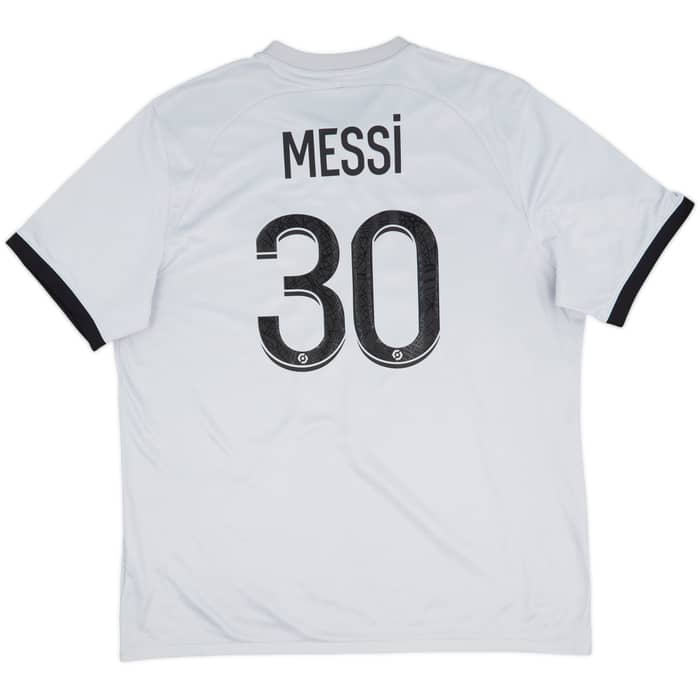 2022-23 Paris Saint-Germain Away Shirt Messi #30 - 10/10 - (XL)