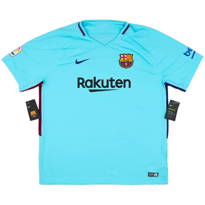 2017-18 Barcelona Away Shirt Messi #10 (XXL)