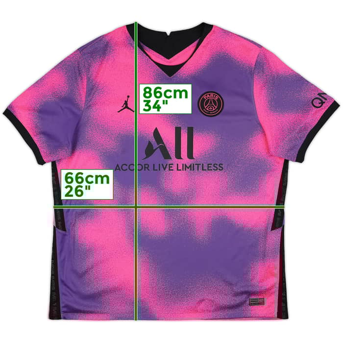 2020-21 Paris Saint-Germain Fourth Shirt - 10/10 - (XXL)
