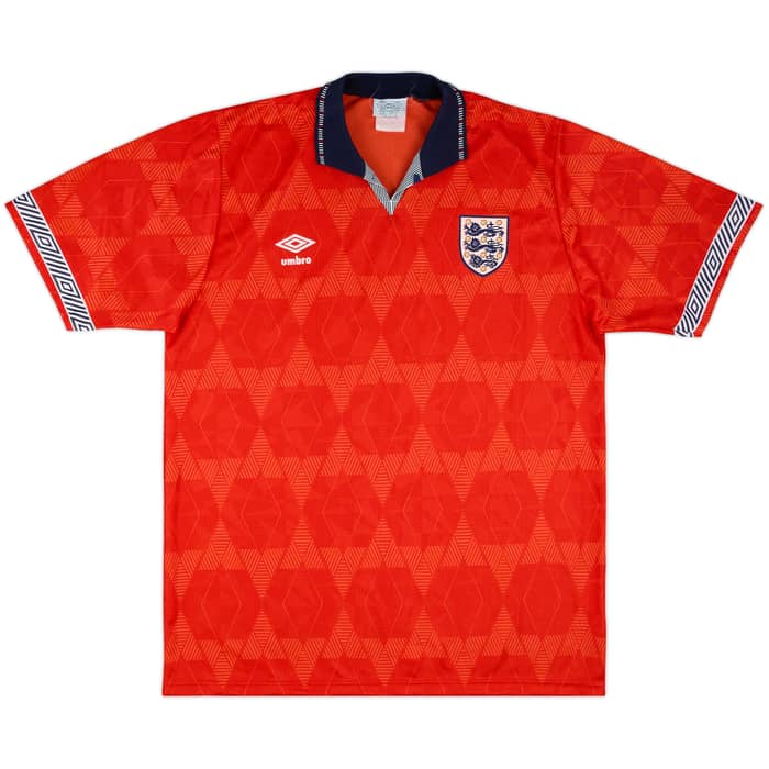 1990-93 England Away Shirt - 10/10 - (L)