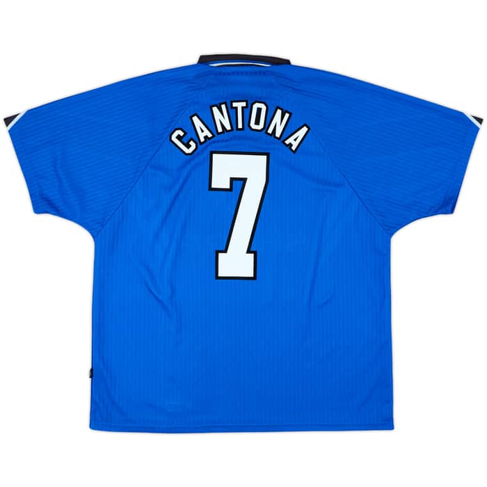 1996-98 Manchester United Third Shirt Cantona #7 - 9/10 - (XXL)