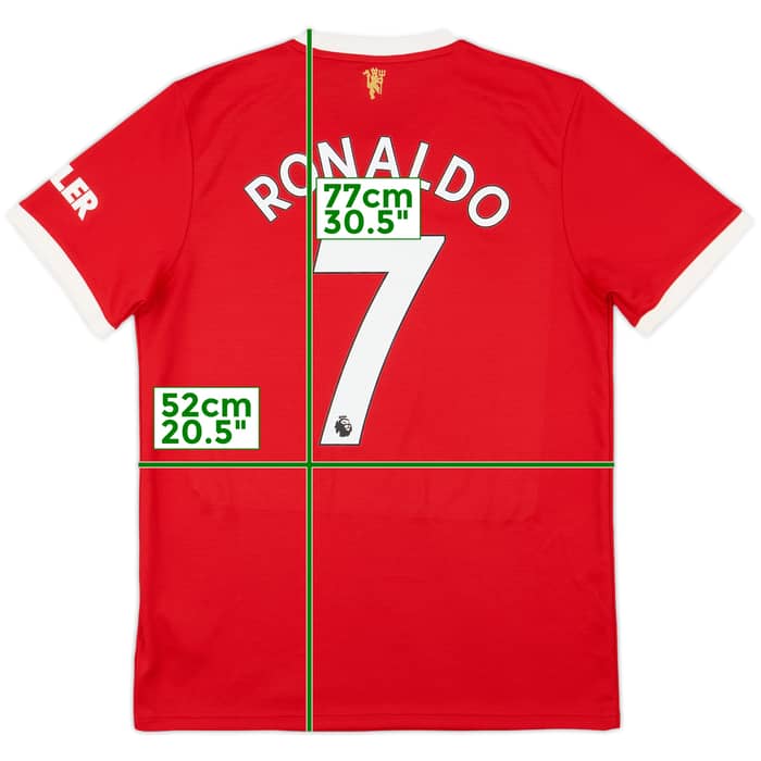 2021-22 Manchester United Home Shirt Ronaldo #7 - 10/10 - (M)