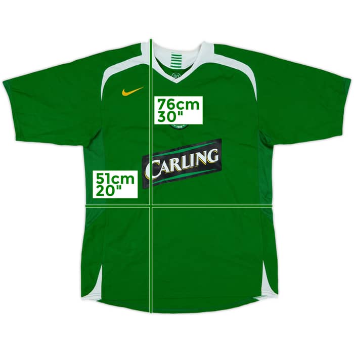 2005-06 Celtic Away Shirt - 9/10 - (M)