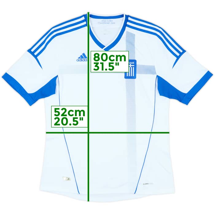 2012-13 Greece Home Shirt - 9/10 - (L)