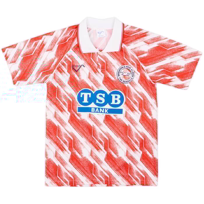 1991-93 Brighton Away Shirt #15 - 10/10 - (S)