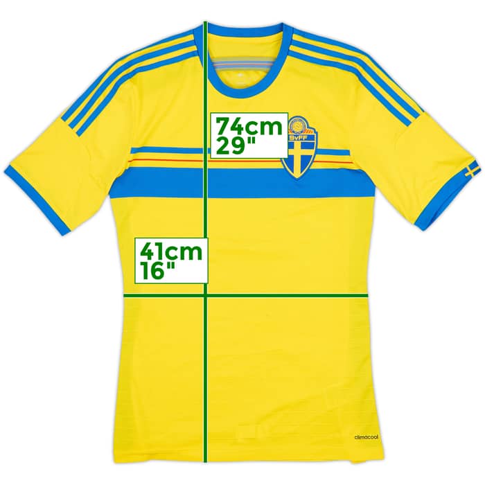 2014-15 Sweden Home Shirt - 7/10 - (S)