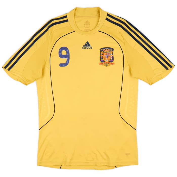2008-10 Spain Away Shirt Torres #9 - 7/10 - (M)