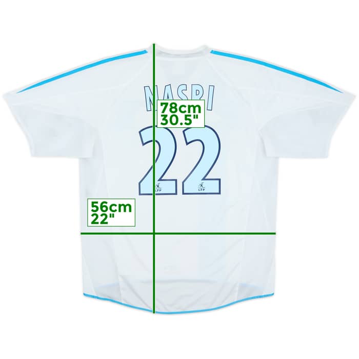 2004-05 Olympique Marseille Home Shirt Nasri #22 - 10/10 - (L)