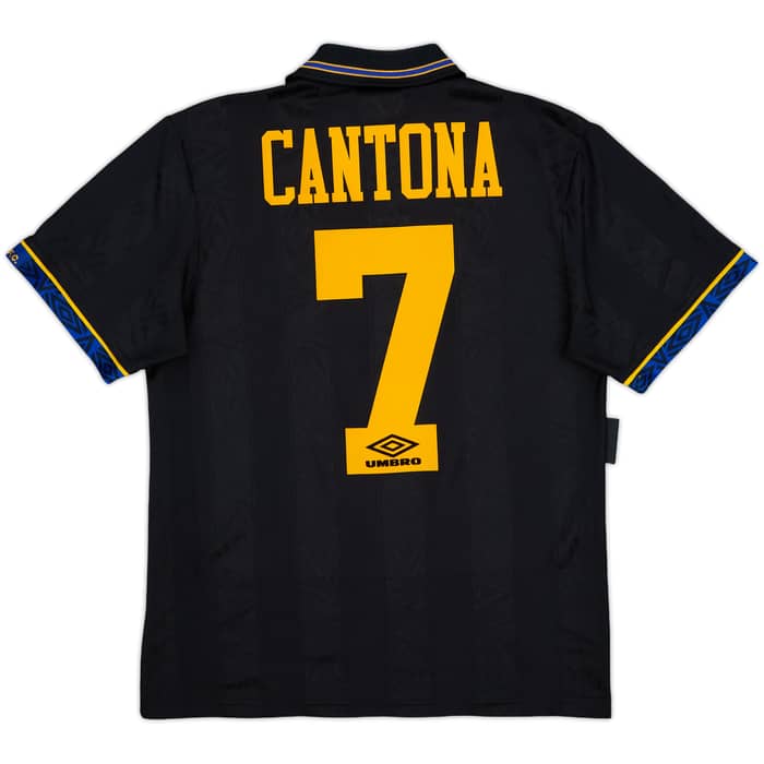 1993-95 Manchester United Away Shirt Cantona #7 - 8/10 - (S)
