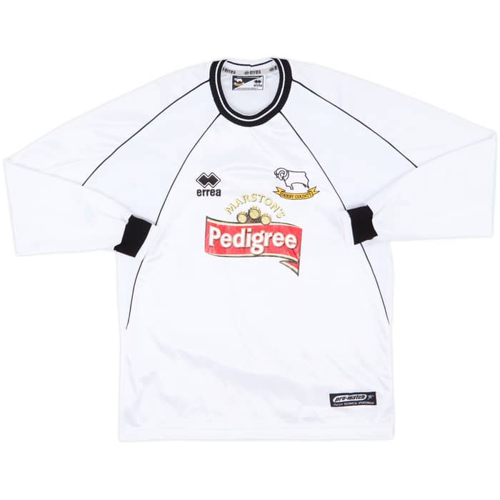 2001-02 Derby County Home L/S Shirt - 7/10 - (S)
