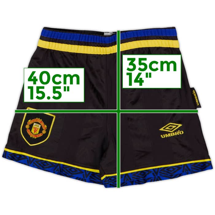 1993-95 Manchester United Away Shorts - 5/10 - (XS)