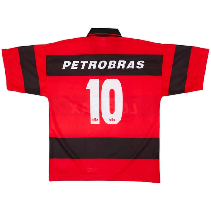 1999 Flamengo Home Shirt #10 - 9/10 - (L)