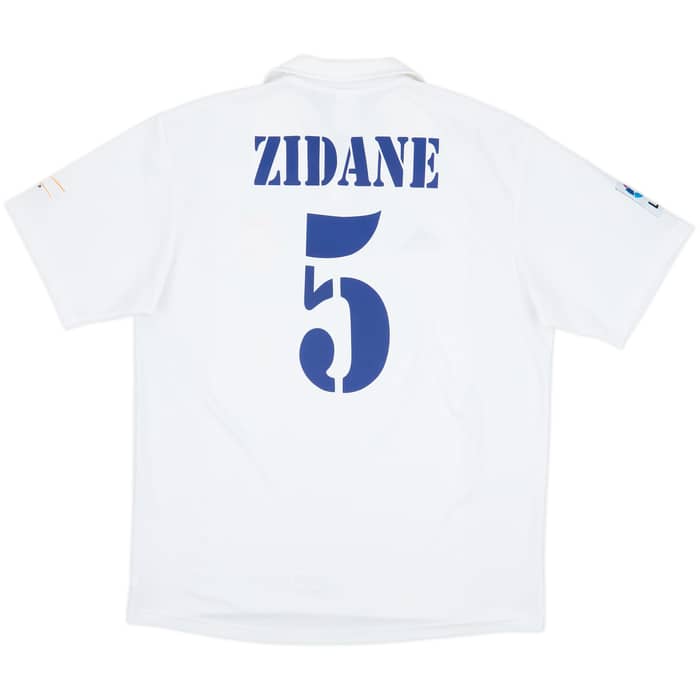2001 Real Madrid Home Shirt Zidane #5 - 8/10 - (L)