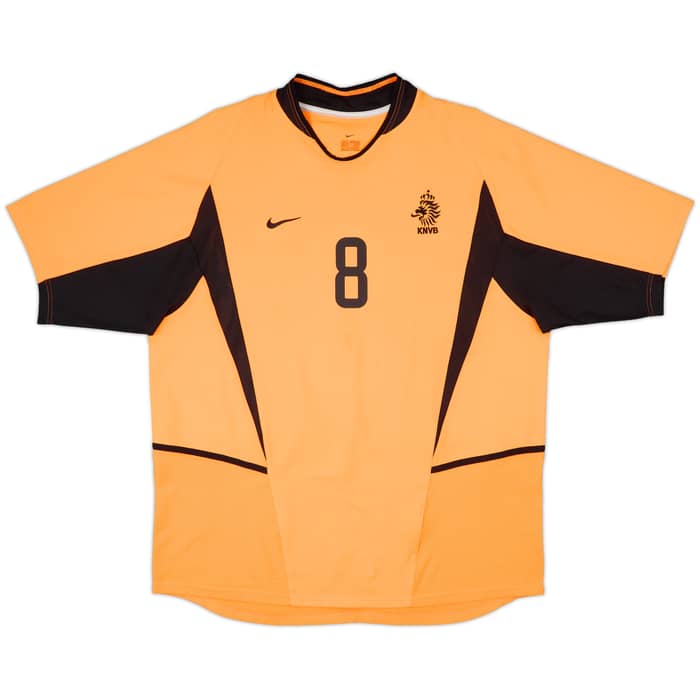 2002-04 Netherlands Home Shirt Davids #8 - 8/10 - (XL)
