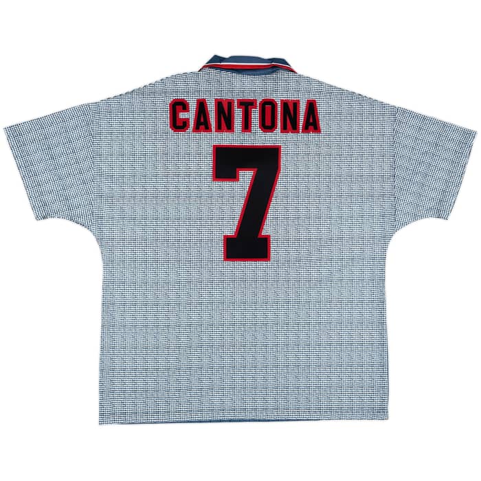 1995-96 Manchester United Away Shirt Cantona #7 - 9/10 - (XXL)