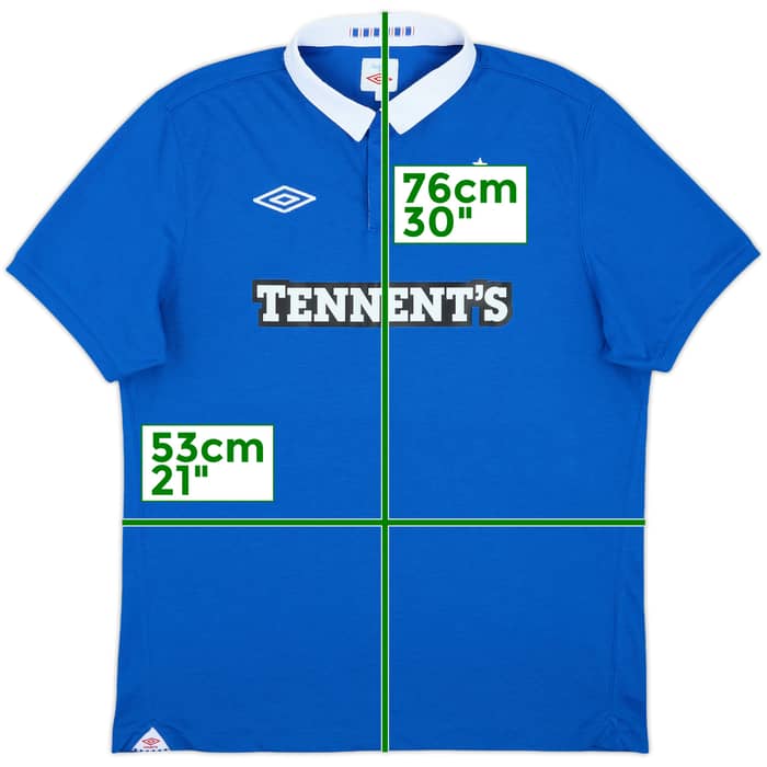 2010-11 Rangers Home Shirt - 10/10 - (L)