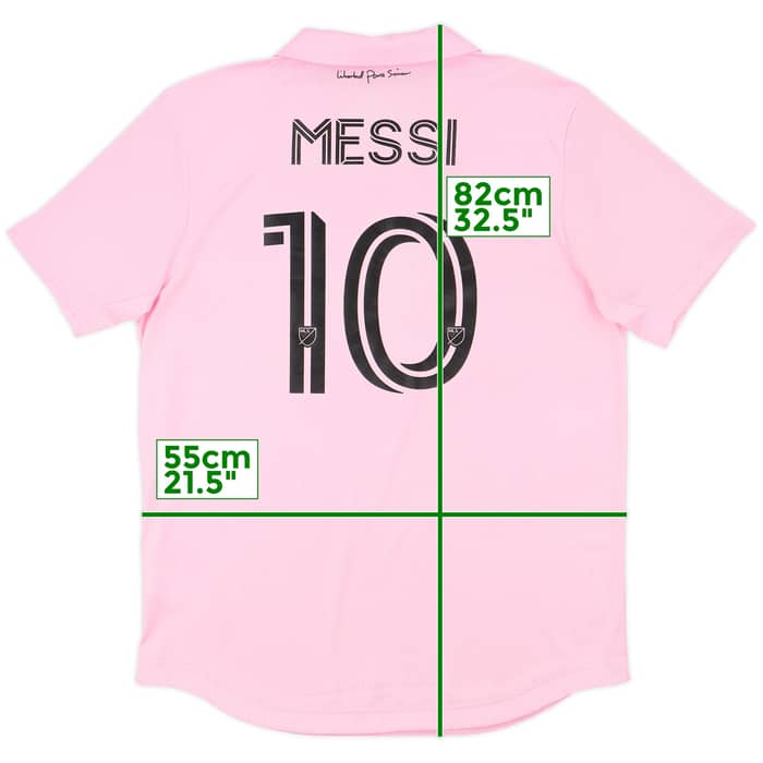 2023-24 Inter Miami Authentic Home Shirt Messi #10 - 7/10 - (L)