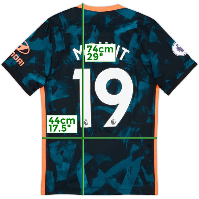 2021-22 Chelsea Third Shirt Mount #19 - 7/10 - (S)