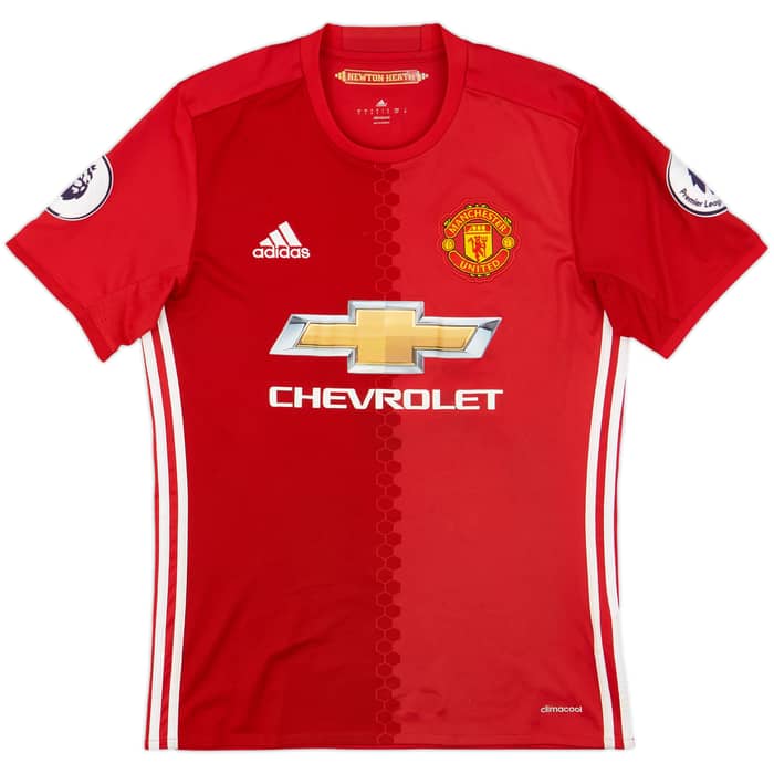 2016-17 Manchester United Home Shirt Pogba #6 - 7/10 - (S)