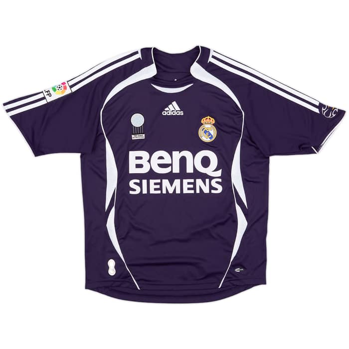 2006-07 Real Madrid Third Shirt - 9/10 - (L.Boys)