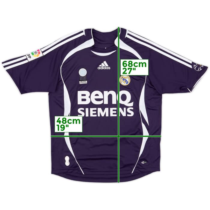 2006-07 Real Madrid Third Shirt - 9/10 - (L.Boys)