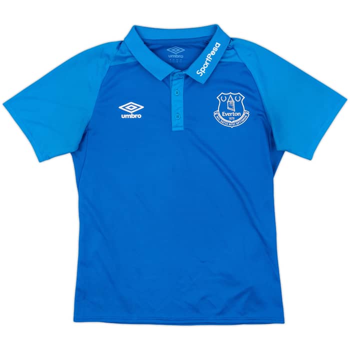 2017-18 Everton Umbro Polo Shirt - 7/10 - (S)
