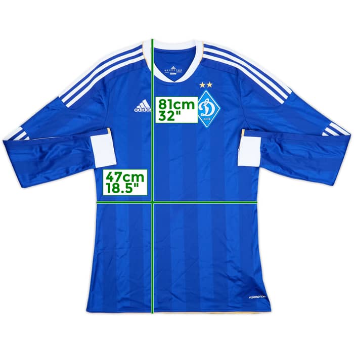 2012-13 Dynamo Kyiv Player Issue Away L/S Shirt - 9/10 - (L)