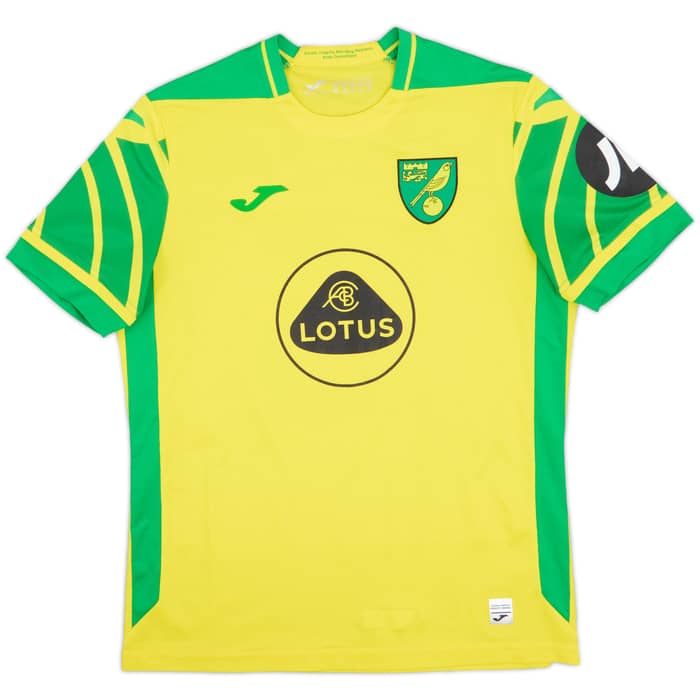 2021-22 Norwich Home Shirt Ozan Kabak #15 - 8/10 - (M)