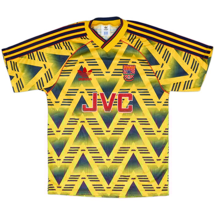 1991-93 Arsenal Away Full Kit - 9/10 - (S)