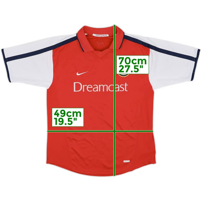2000-02 Arsenal Home Shirt - 8/10 - (L.Boys)