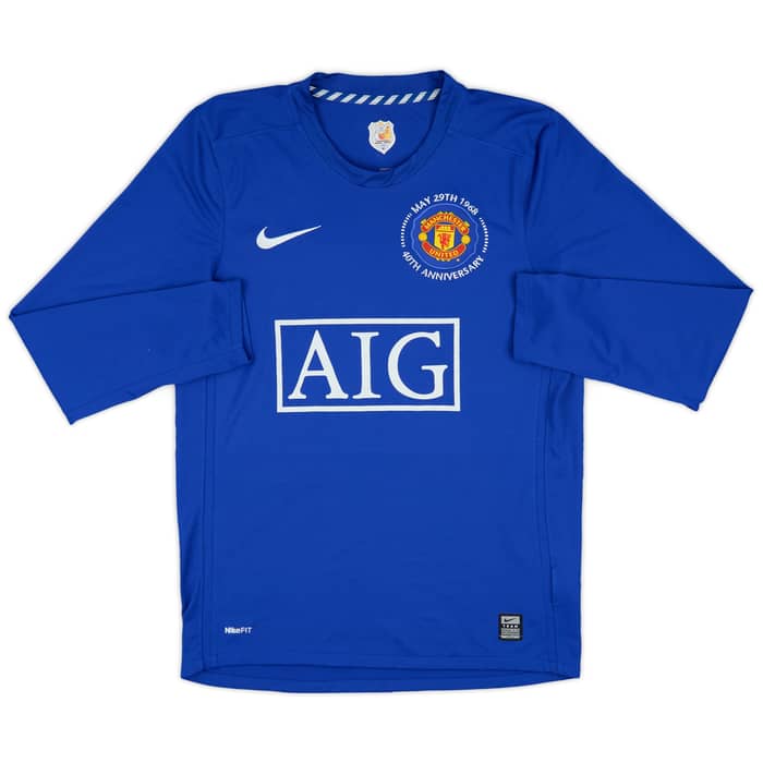 2008-09 Manchester United Third L/S Shirt Ronaldo #7 - 9/10 - (S)