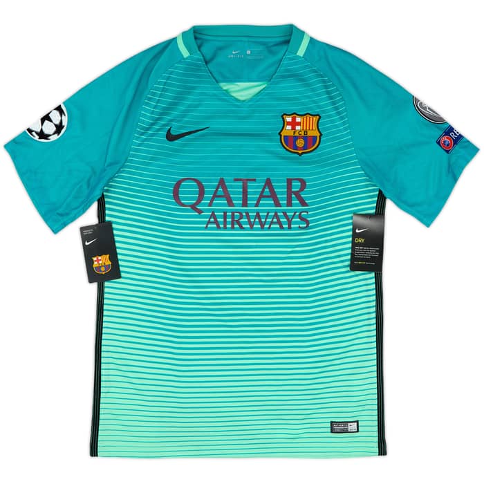 2016-17 Barcelona Third Shirt Sergio #5 (S)