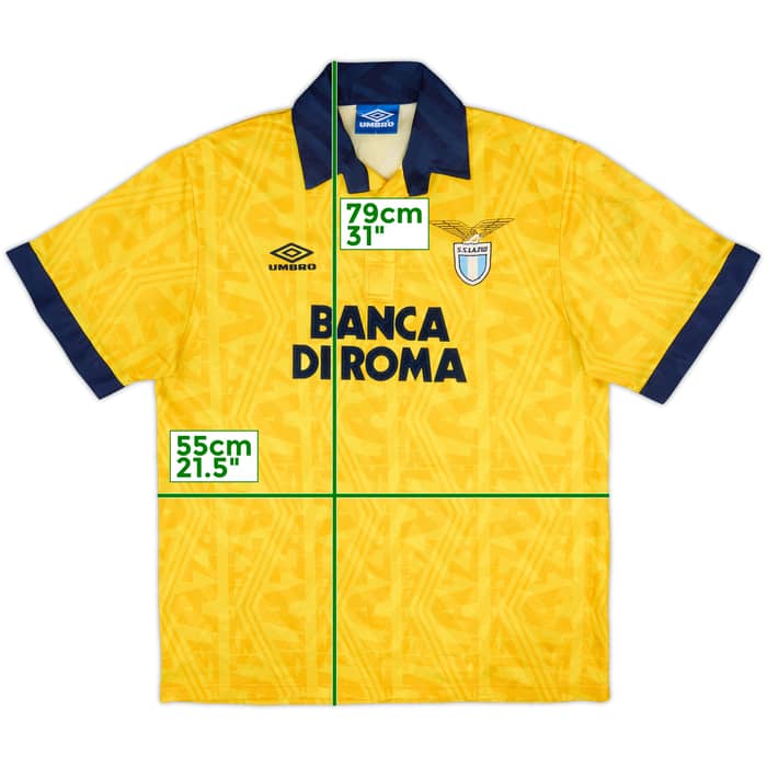 1993-94 Lazio Away Shirt - 9/10 - (L)