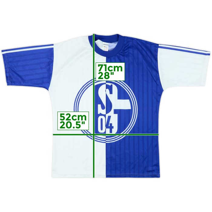 1996-97 Schalke adidas Training Shirt - 8/10 - (S)