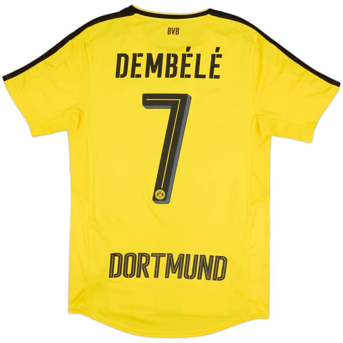 2016-17 Borussia Dortmund Home Shirt Dembele #7 - 8/10 - (S)